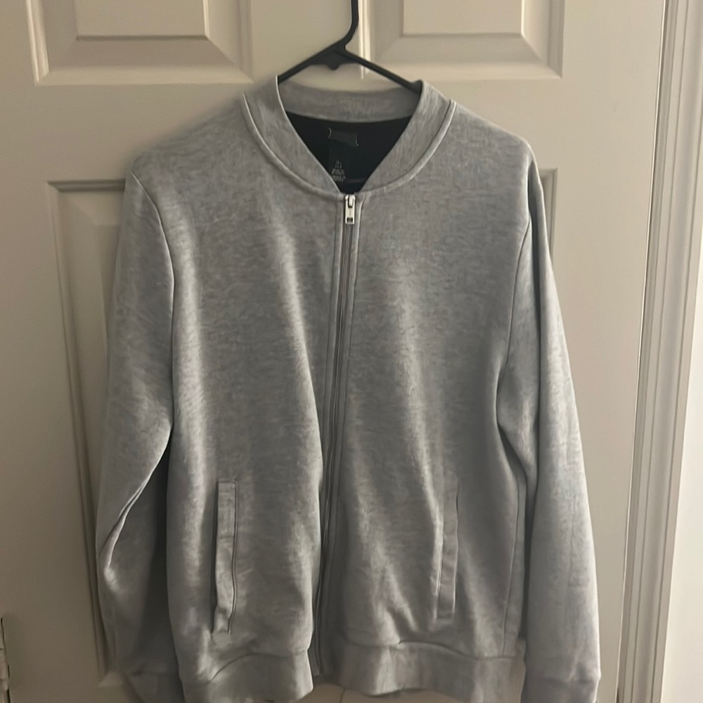 H&M slim cotton bomber